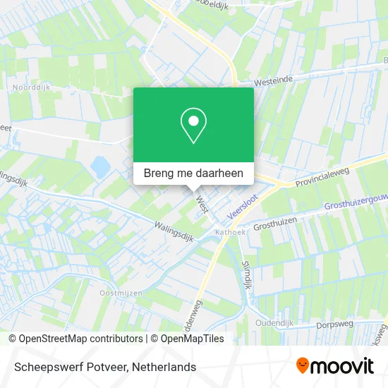 Scheepswerf Potveer kaart