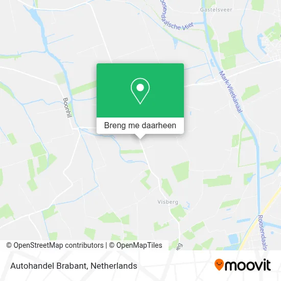 Autohandel Brabant kaart