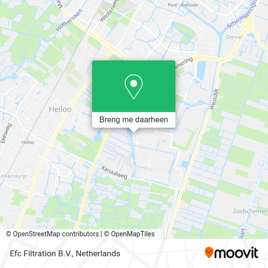 Efc Filtration B.V. kaart