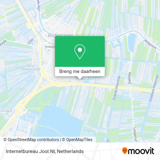 Internetbureau Jool.Nl kaart