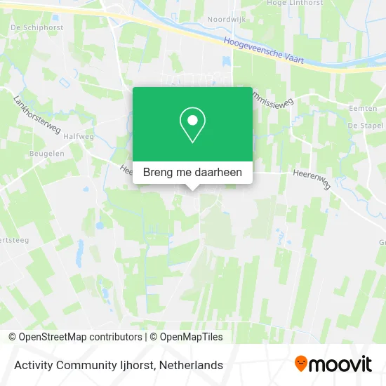 Activity Community Ijhorst kaart