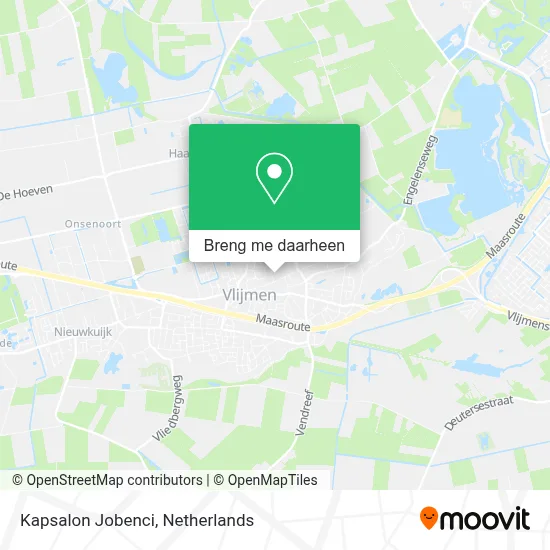 Kapsalon Jobenci kaart