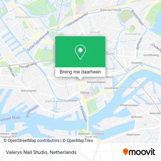 Valerys Nail Studio kaart