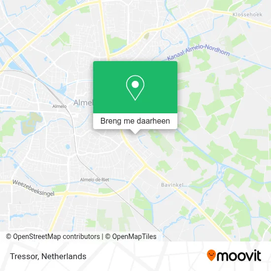 Tressor kaart
