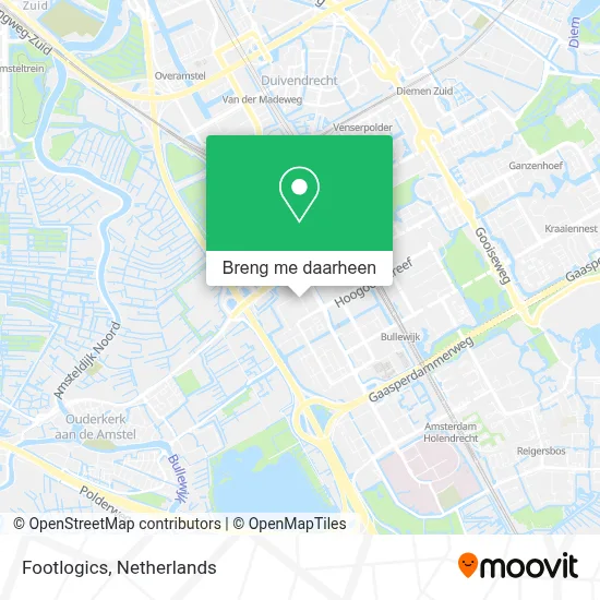 Footlogics kaart