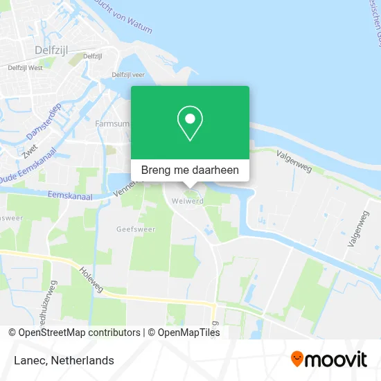 Lanec kaart