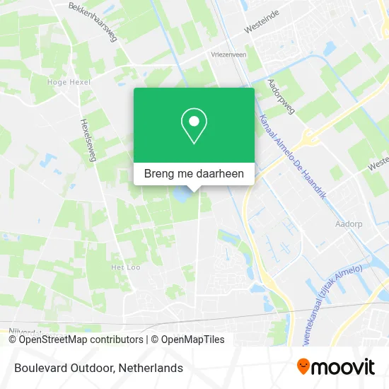 Boulevard Outdoor kaart