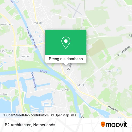 B2 Architecten kaart