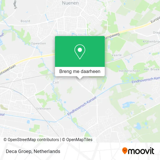 Deca Groep kaart