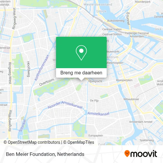 Ben Meier Foundation kaart