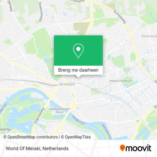 World Of Meraki kaart