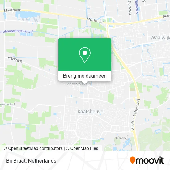 Bij Braat kaart