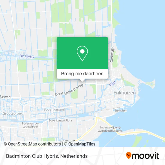 Badminton Club Hybris kaart