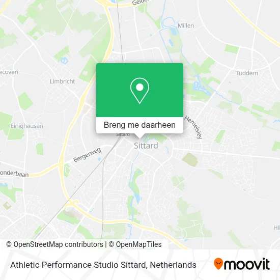 Athletic Performance Studio Sittard kaart