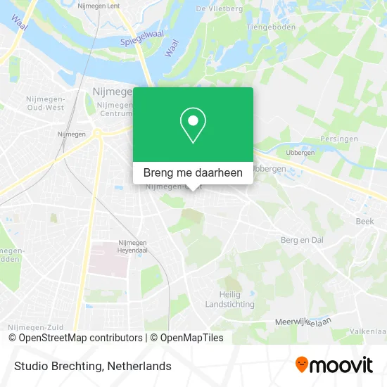 Studio Brechting kaart