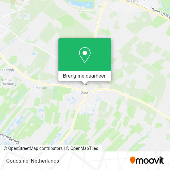 Goudsnip kaart