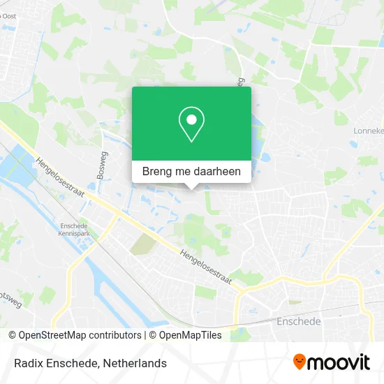 Radix Enschede kaart