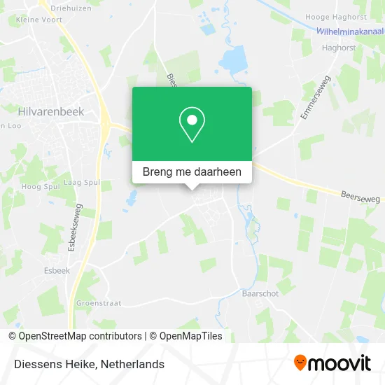 Diessens Heike kaart