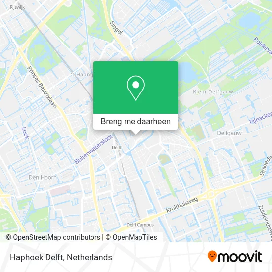 Haphoek Delft kaart