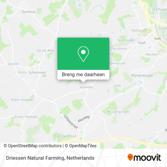 Driessen Natural Farming kaart
