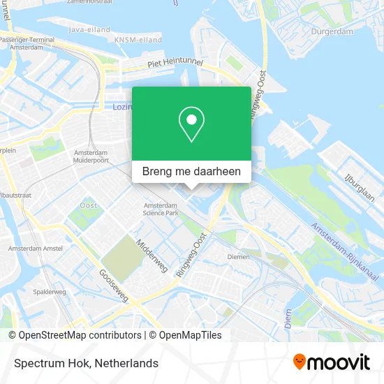 Spectrum Hok kaart