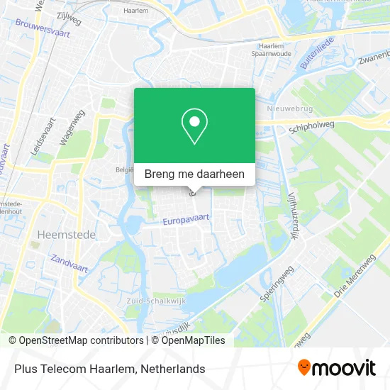Plus Telecom Haarlem kaart