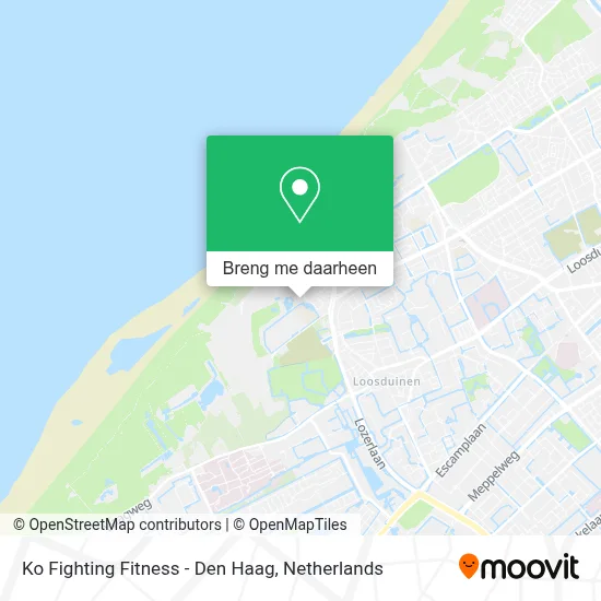Ko Fighting Fitness - Den Haag kaart
