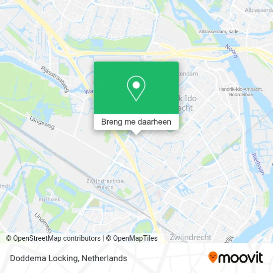 Doddema Locking kaart