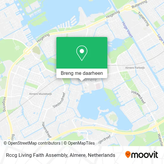 Rccg Living Faith Assembly, Almere kaart