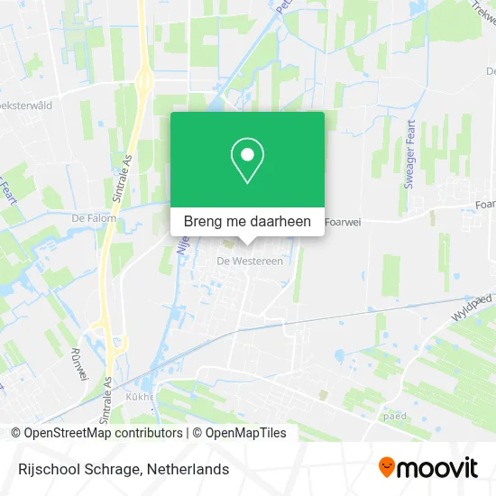 Rijschool Schrage kaart