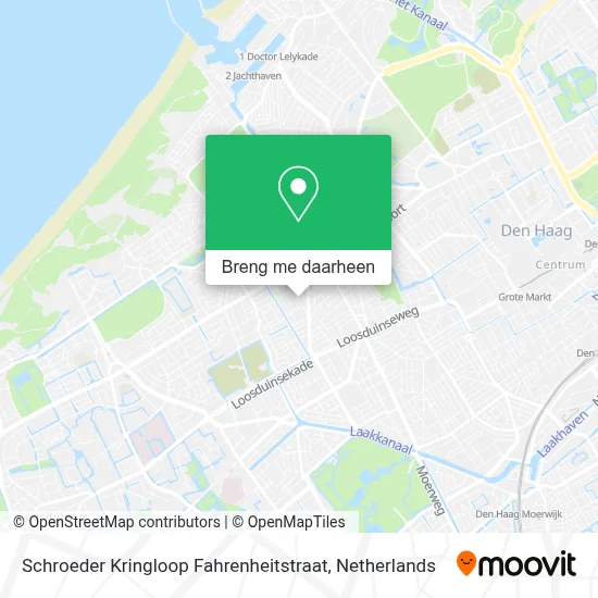 Schroeder Kringloop Fahrenheitstraat kaart