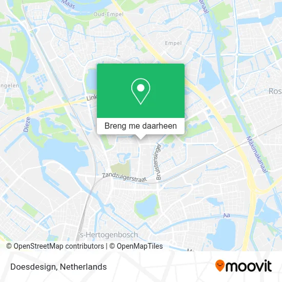 Doesdesign kaart