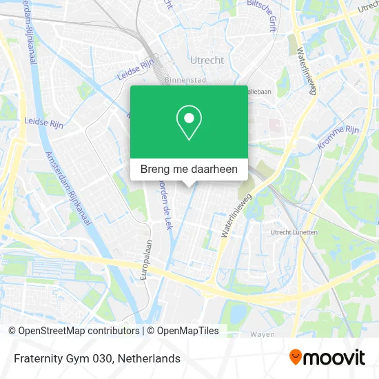 Fraternity Gym 030 kaart