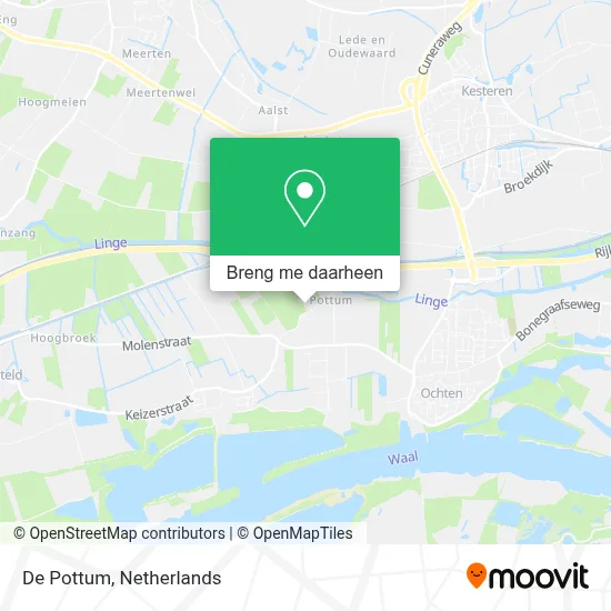 De Pottum kaart