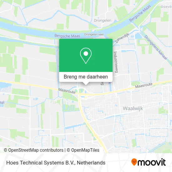 Hoes Technical Systems B.V. kaart