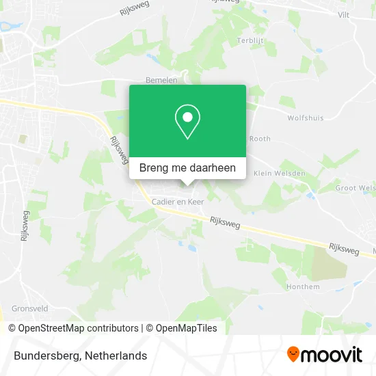Bundersberg kaart