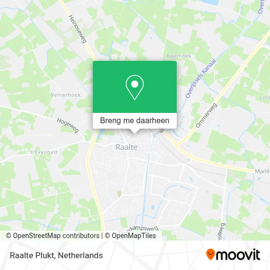 Raalte Plukt kaart