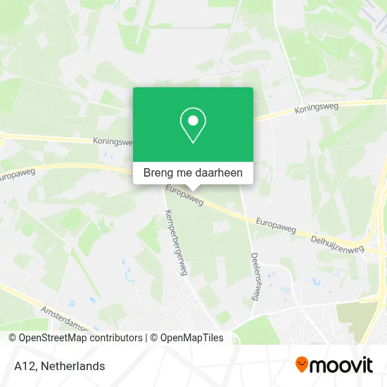 A12 kaart