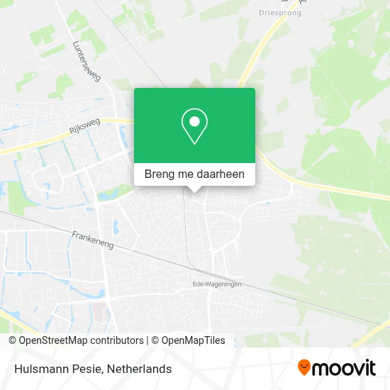Hulsmann Pesie kaart
