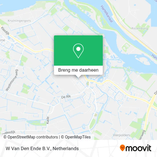W Van Den Ende B.V. kaart