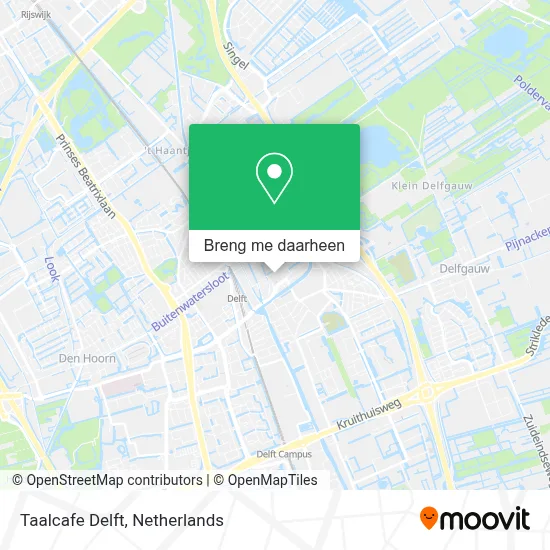 Taalcafe Delft kaart