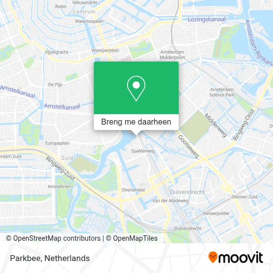 Parkbee kaart