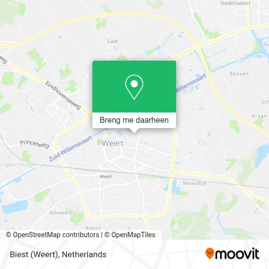 Biest (Weert) kaart