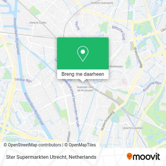 Ster Supermarkten Utrecht kaart
