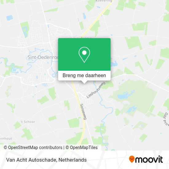 Van Acht Autoschade kaart