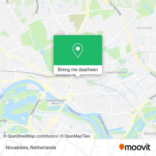Novabikes kaart