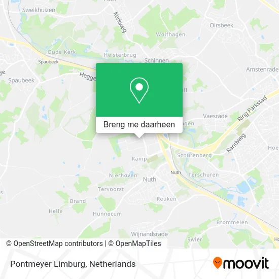 Pontmeyer Limburg kaart