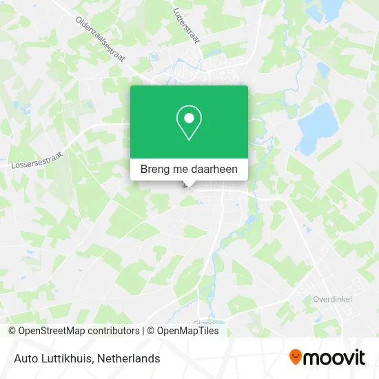 Auto Luttikhuis kaart