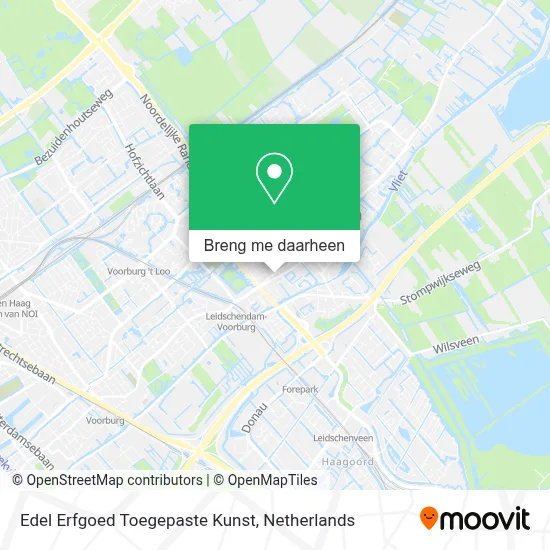 Edel Erfgoed Toegepaste Kunst kaart