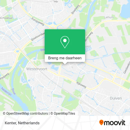 Kenter kaart